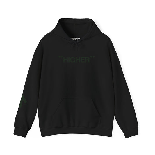 002: BAR LOGO HOODIE -- BLACK OUT